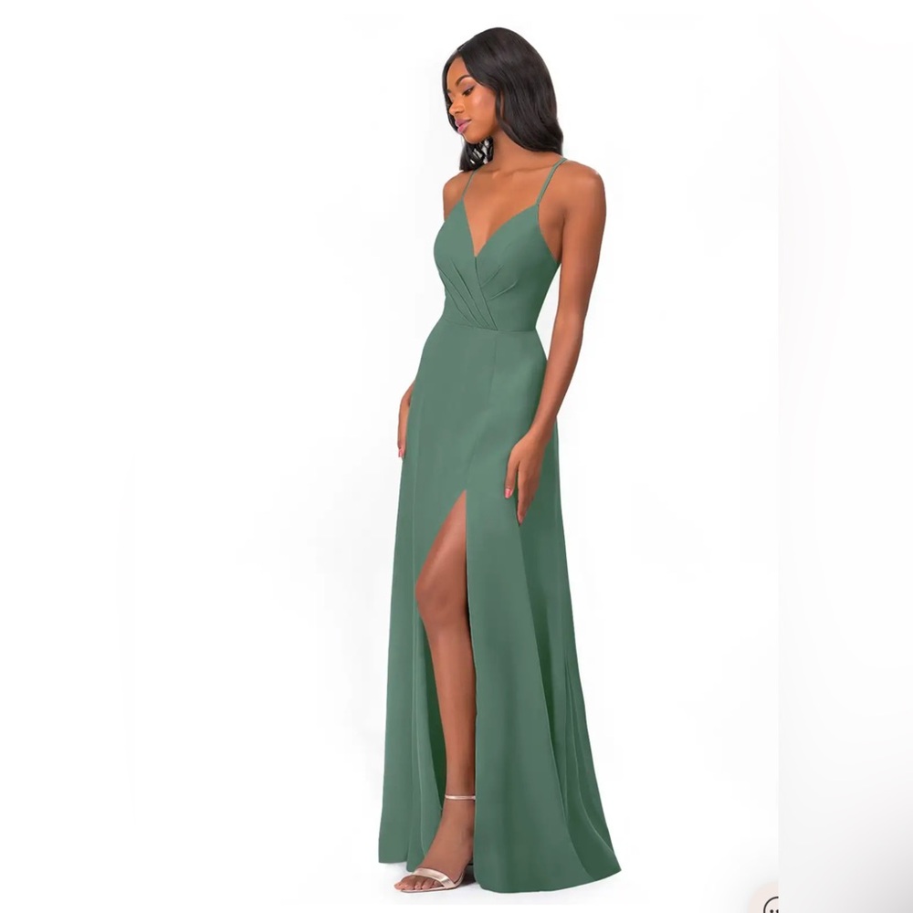 Azazie Eucalyptus Bridesmaids Dress